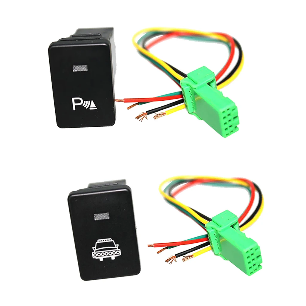 Push Button Switch White LED Parking Light & Headlight with Harnesses For   4Runner 2010-On