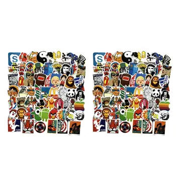 

60PCS Cartoon Cute Graffiti Stickers Suitcase Accessories For Bags Skateboard Luggage Bicycle Luggage Trolley Case Sticker