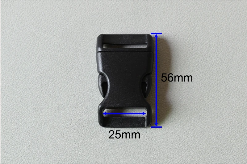 200pcs/lot 20mm 25mm ribbon Metal D rings plastic adjuster release buckle for dog collar necklace bags paracord DIY accessories