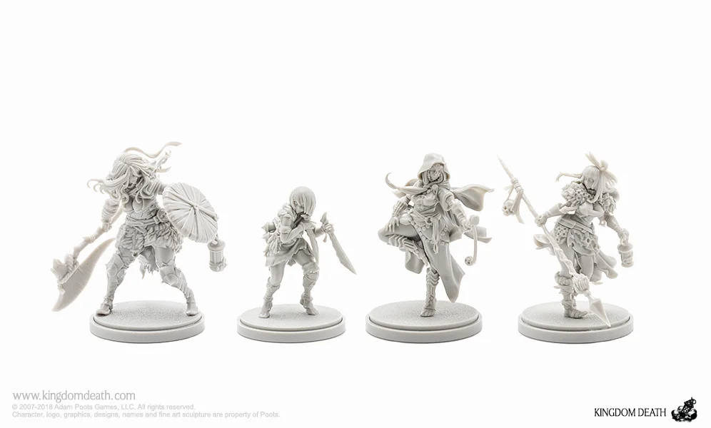 [Loong Way Miniatures] царство Смерти эхо смерти 35 мм X 4
