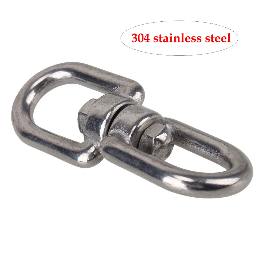 304 нержавеющая сталь 8 Форма M5 роторная Schnalle Sicherheit Klettern Karabinerhaken Stecker Karabiner Verschluss глаз на глаз поворотный