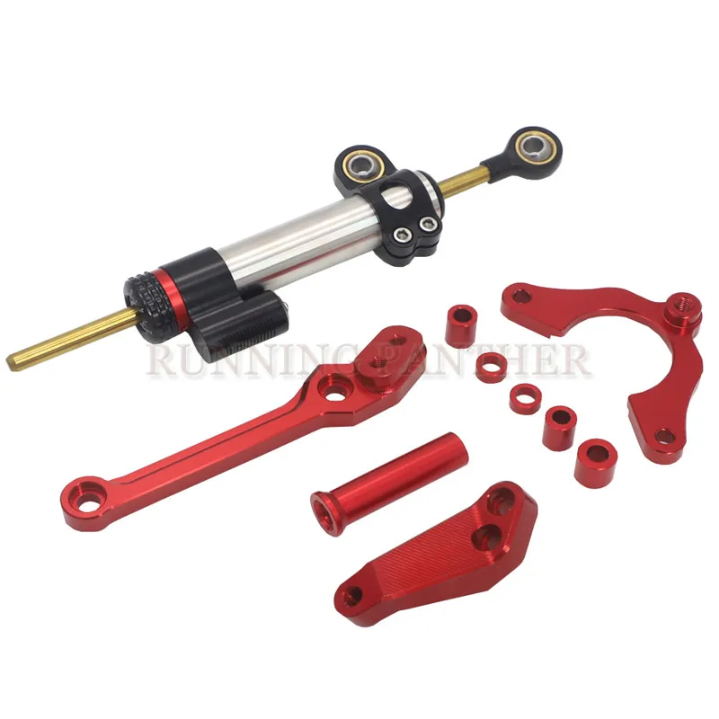 

Aluminum Adjustable Motorcycles Steering Stabilize Damper Bracket Mount Kit For KAWASAKI Z900 2017 2018 2019