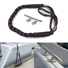 4/5/6 дюймовые рыболовные плоскогубцы из нержавеющей стали, 316 лодка морской швартовочный бутсы с 4ft банджи док-станция для линии док веревка 1 шт./2 шт