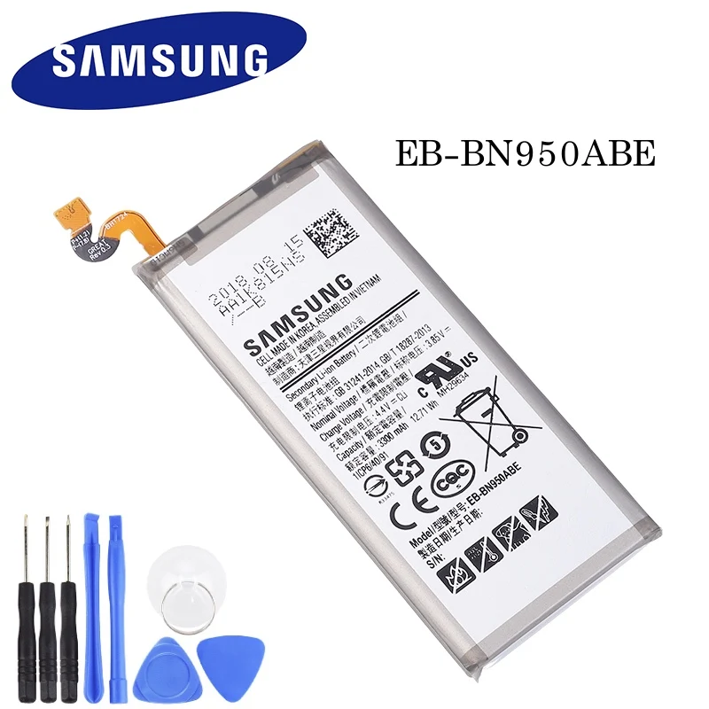 Сменный аккумулятор для телефона 3300 мАч Samsung GALAXY Note 8 N950 N950F N950U N950N|Аккумуляторы