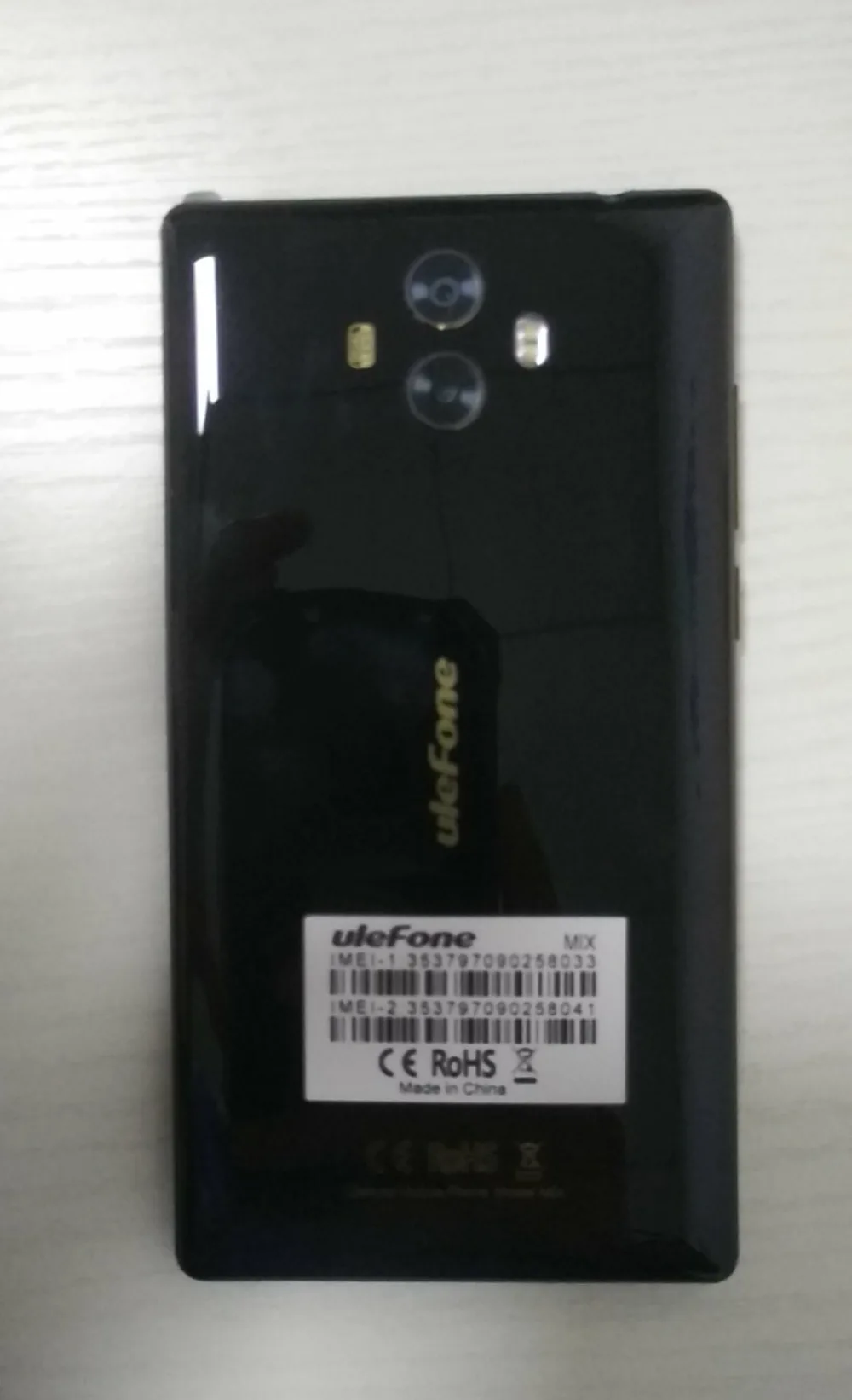 Смартфон Ulefone Mix, 4G, 5,5 дюймов, MTK6750T, четыре ядра, Android 7,0, 4 Гб ram, 64 ГБ rom, отпечаток пальца, 13 МП, двойная камера, мобильный телефон
