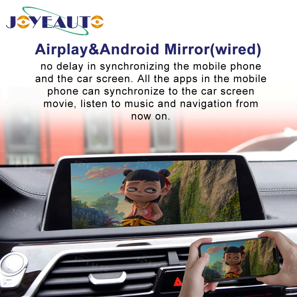 JoyeAuto беспроводной Apple Carplay для BMW EVO f10 f20 f30 Mini Cooper F56 F55 R56 2017 2018 Car Play Android Auto Smart Link