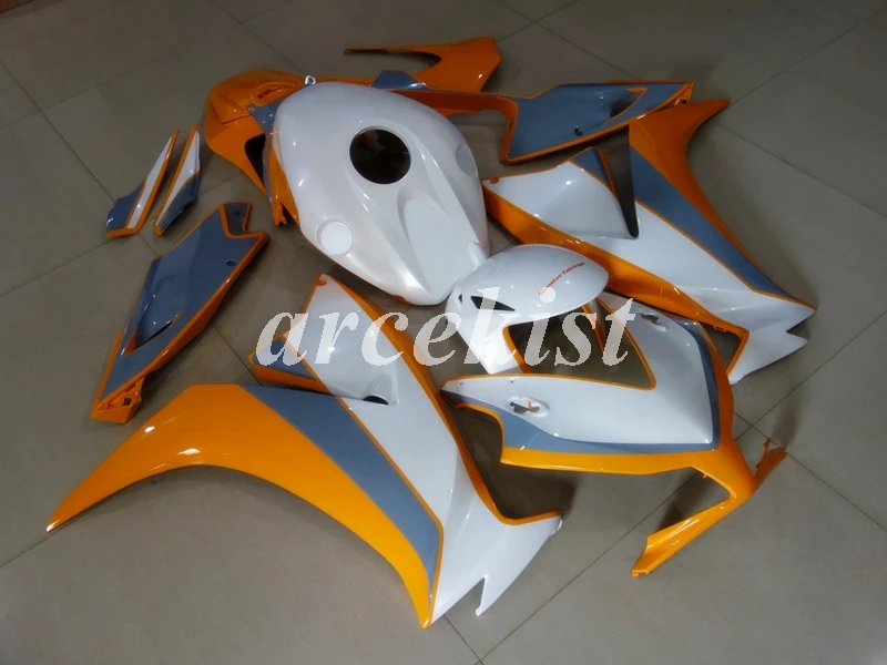 4 бесплатные подарки ABS Обтекатели Наборы Подходит для Honda CBR1000RR 2012 2013 CBR 1000RR 12, 13, 14, 15 лет, комплекты корпусов белый orange