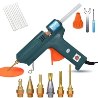 150W Hot Melt Glue Gun Temperature Adjustment, Various match to choose ,Replaceable Nozzle,Use 11mm Glue Stick for Repair Tool 1