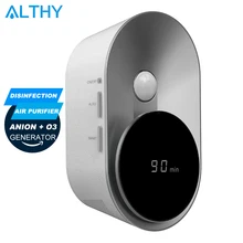 ALTHY Ozone Generator Quiet Air Purifier Ozonizer Deodorizer sanitizer sterilizer ionizer Ion + O3 Plug in Clear Odor 110-220V