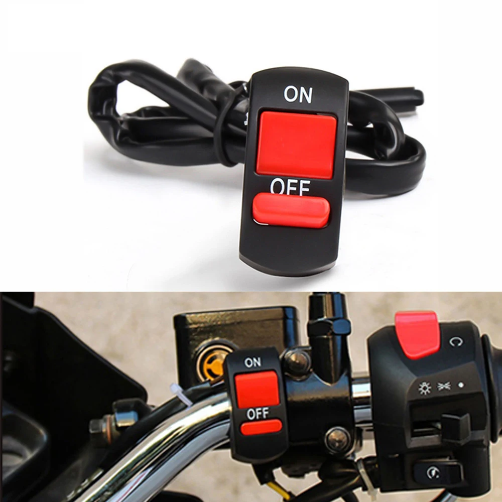 Для Yamaha Gas EC2T FSE FSR EC250 ec 250 22 мм Универсальный Мотоцикл Руль управления для мотоциклов огневой переключатель кнопка включения выключения