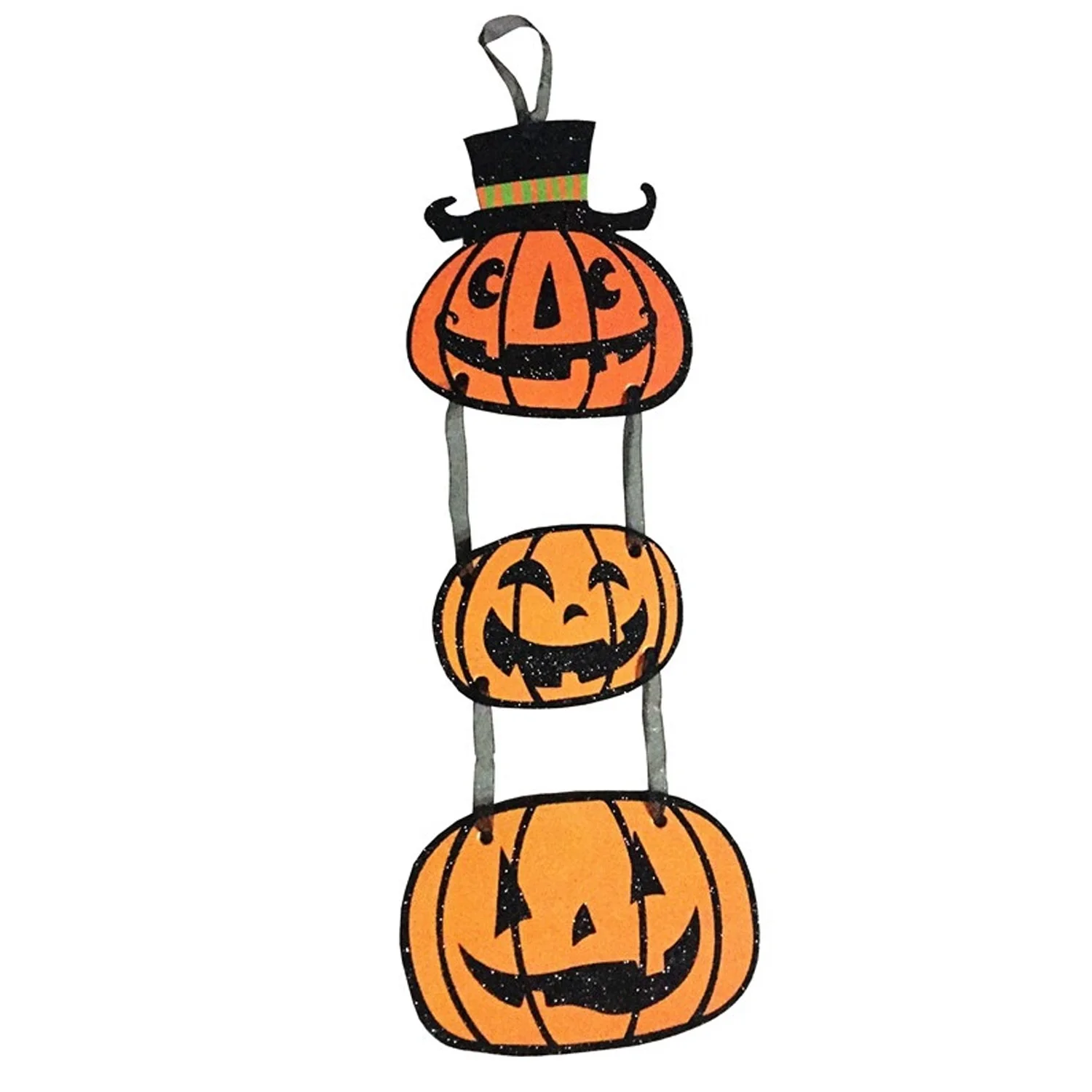Pumpkin Besegad украшение на Хэллоуин подвесная бирка декоративные знаки игрушка для двери окна Висячие полоски Хэллоуин творческие вечерние реквизит - Цвет: Pumpkin