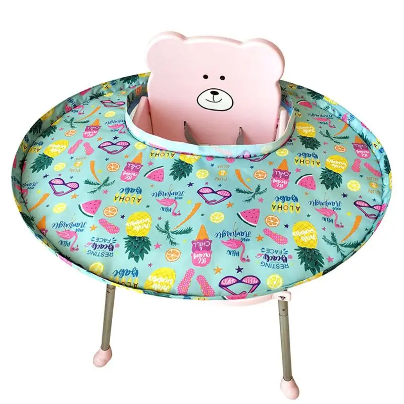 Couverture de chaise haute | Soucoupe d'alimentation pour bébés, empêche les aliments et les jouets nourrissons de tomber au sol, coussin pour Restaurant et maison