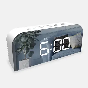 

Multi-Function LED Table Clock Digital Modern Mirror Alarm Clocks For Office Home Decoration Electronic Desk Clock