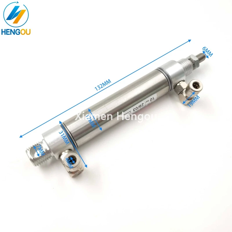 

2 pieces high quality SM74 offset printing machine spare parts F9.334.002 air cylinder F9.334.002/01 SM74 parts