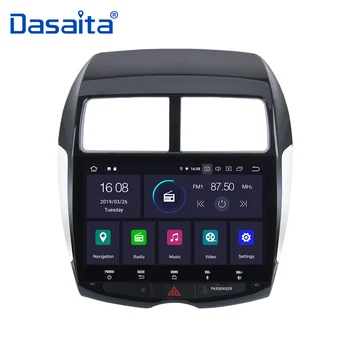 

Dasaita Android 9.0 GPS Navigator 1 Din Car Radio for Mitsubishi ASX 2010 2011 2012 with 10.2" IPS Touch Screen 1080P Video