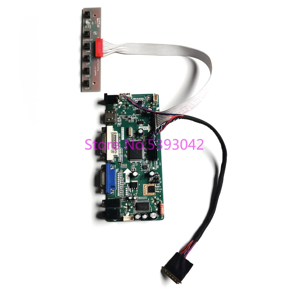 Подходит для LP140WH1 (TL)(C1)/(TL)(C2)/(TL)(C3)/(TL)(C5)/(TL)(C6) WLED LVDS ЖК-панель VGA DVI 1366*768 40Pin комплект