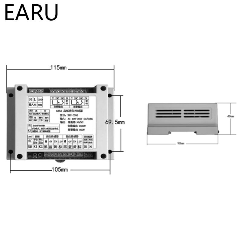 inteligente sem contato, módulo sensor, controle automático,