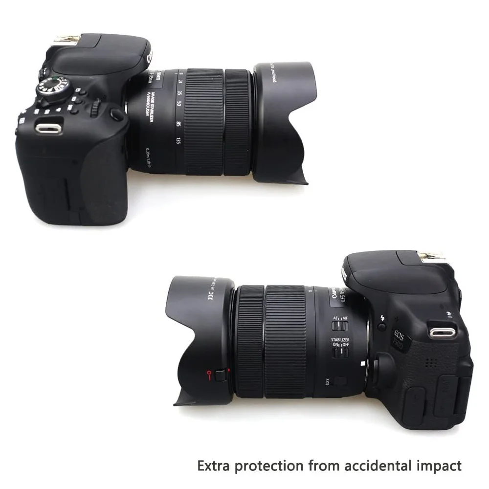 キヤノンEF-S用jjcレンズフード18-135 f/3.5-5.6 is usm、rf 24