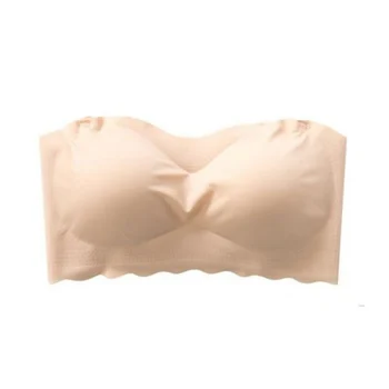 

Women's Sexy Bra No Trace Anti-slip Anti-light Gather Invisible No Steel Ring Sports Bra Solid Color Tube Top