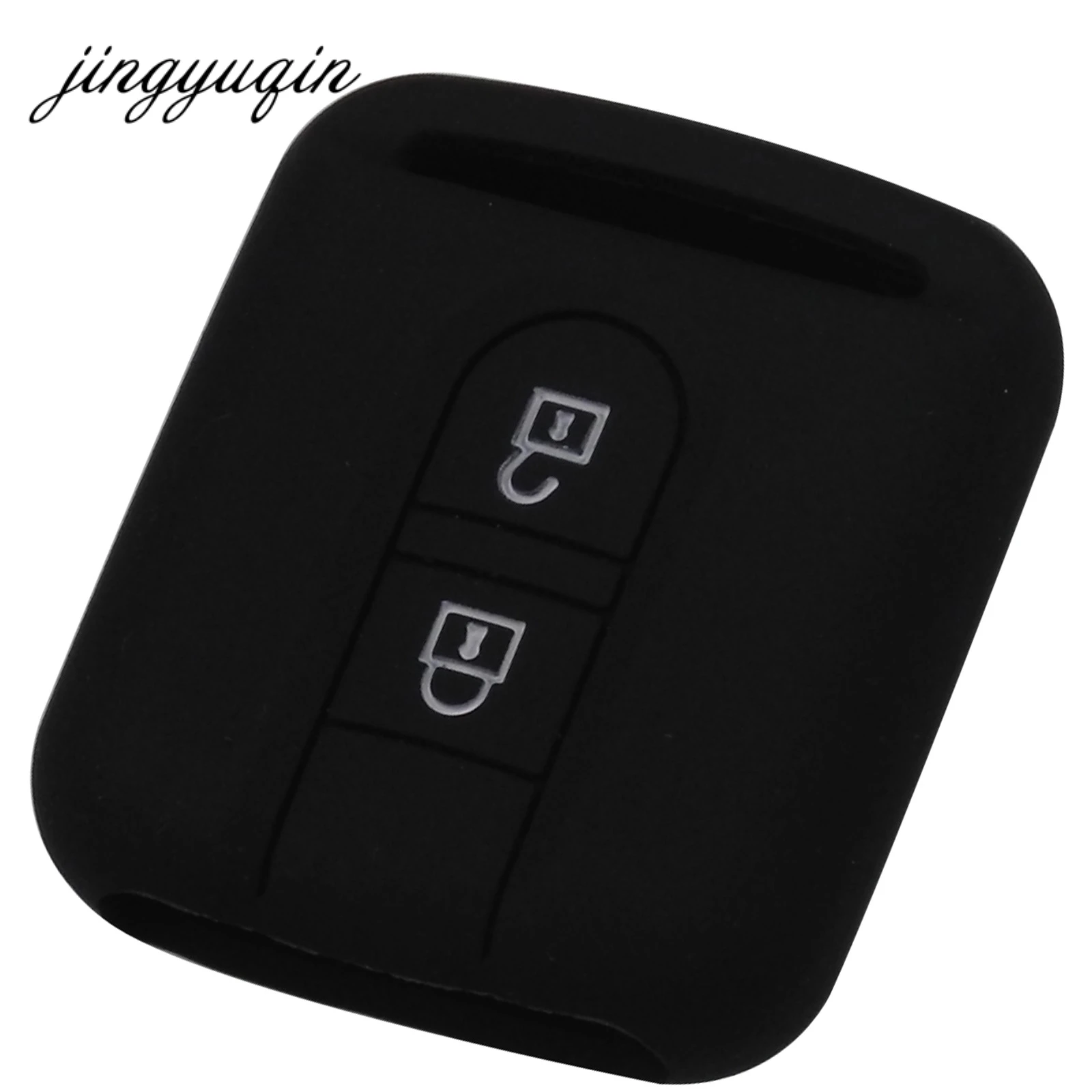 30 шт./лот силиконовый чехол для Nissan Qashqai Micra Navara Almera Note Fob резиновая крышка 2 кнопки дистанционного ключа оболочки