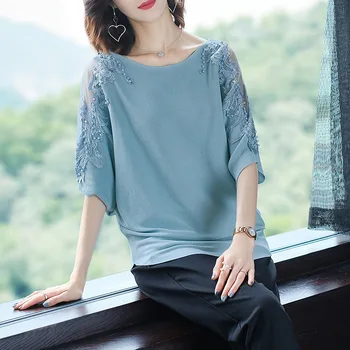 

2020 Fashion Logo Printing T Shirts Women's pink Short Sleeve Fashion 100% cotton Female T-Shirts