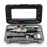 Gas Soldering Iron Set Self-ignition Welding Torch Pen Kit Multifunctional Butane Tip Blow Burner Welding Repair Tools Household 1