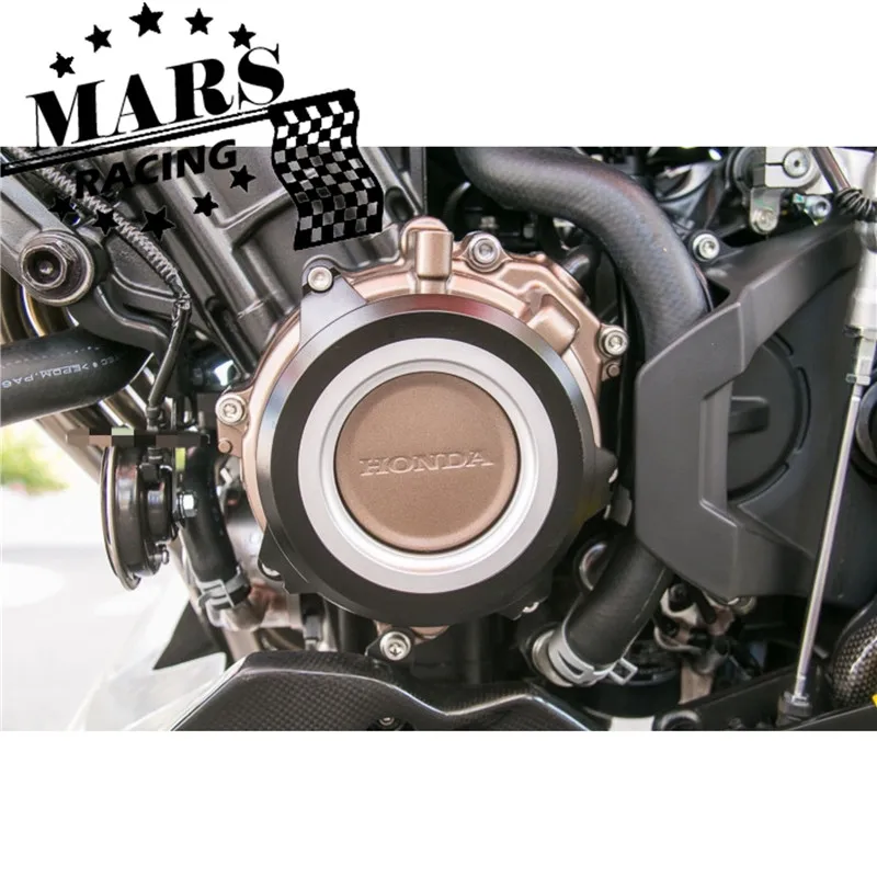 Motorcycle Engine Cover Engine Cover Protector Engine Guard Guard of engine side protective cover accident slider falling protector fits for honda cb650r cbr650r neo coffee