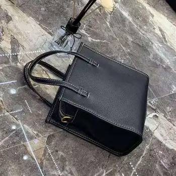 

top layer cow leather handbag European and American style shoulder bag fashion women's cow leather slant straddle bag