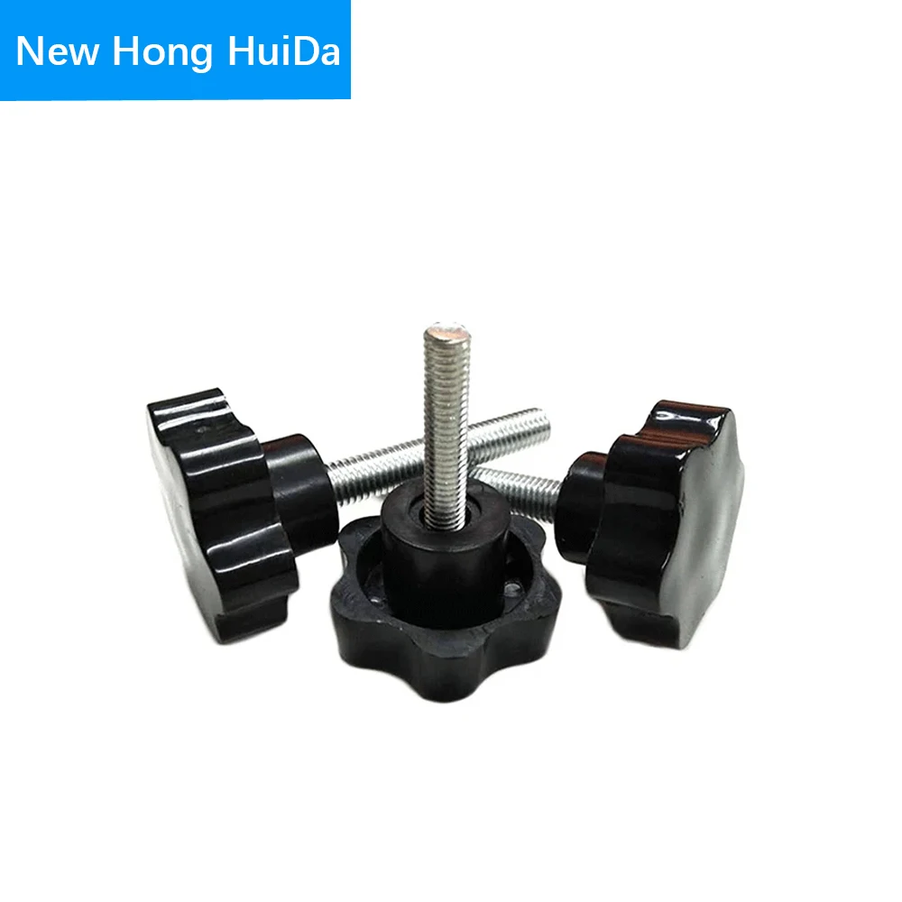 QFDM Screw Fasteners M4 M5 M6 M8 Star Hex Shaped Head Clamping Screw Bolts Knob Plastic Carbon Steel Galvanization Hardware Furniture Component Head 25mm 2pcs Size : M4 Length : 70mm QFDM Screw Fasteners M4 M5 M6 M8 Star Hex Shaped Head Clamping Screw Bolts Knob Plastic Carbon Steel Galvanization Hardware Furniture Component Head 25mm 2pcs Size : M4 Length : 70mm