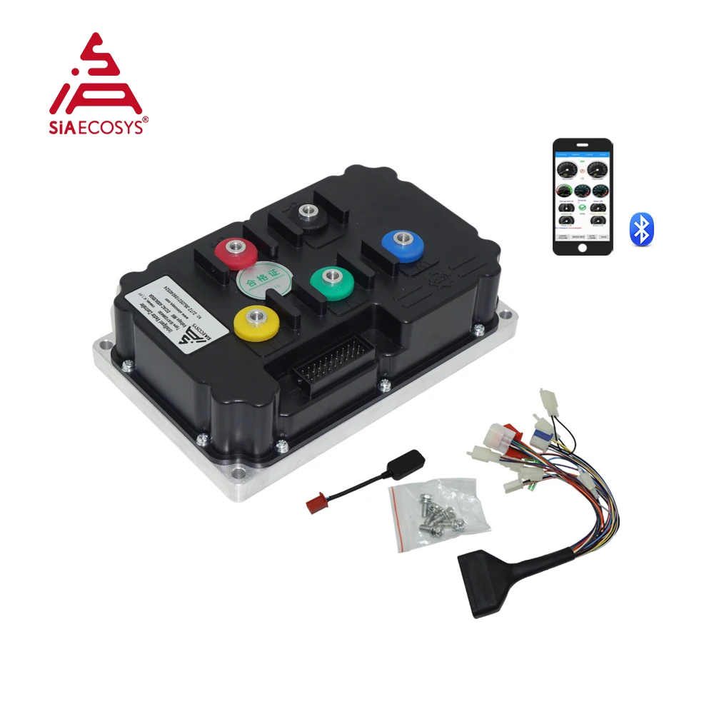 SIAECOSYS/FarDriver ND72850 450A 72V Peak 88V Programable Controller For 6000-8000W BLDC Electric Hub Motor With Regen Function siaecosys free shipping fardriver nd96850 84v peak 96v bldc 450a 6000 8000w electric motorcycle controller