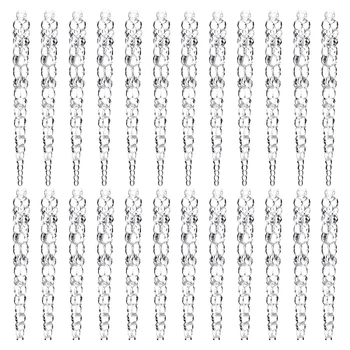 

40Pcs Clear Plastic Icicle Drop Ornaments for Christmas Holiday Tree or Wedding Decoration 6.7 Inch