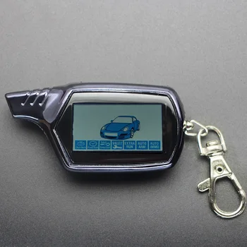 

B9 Remote Control Keychain+TPU cover for Russian Vehicle Security Car Alarm System Twage Starline B9 Key Chain Fob Engine Start
