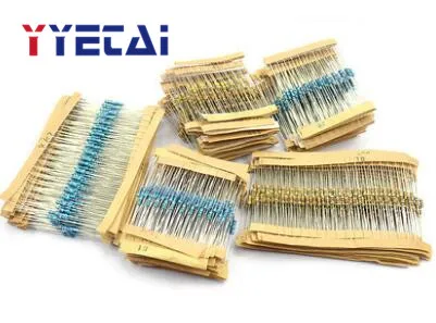 YongYeTai 0,25 W 1/4 Вт Резистор 1R-1M общего сопротивления элемент посылка 48 видов 10 каждый