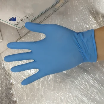 

100pcs/pack Medical Gloves Disposable Work Safety Rubber Gloves Blue White For Dishwashing/Kitchen/Medical /Work/Rubber/Garden