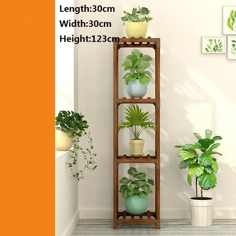 MODEL C Планте деревянный стол Полка для Estante Terraza Mueble Para Plantas Stojak Na Kwiaty Dekoration открытый цветок стойки завод - Цвет: MODEL C