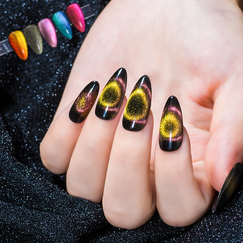 Mtssii 5ML 9D Cat Eye Gel Polish set Chameleon Magnetic UV Gel Varnish Magnetic Nail Soak Off UV LED Nail Art Gel Lacquer DIY