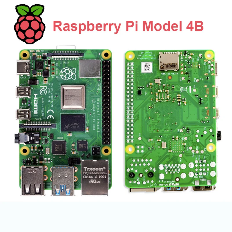 Raspberry Pi 4 Модель B с 1/2/4 ГБ ОЗУ BCM2711 четырёхъядерный телефон версии v8 1 5 ГГц