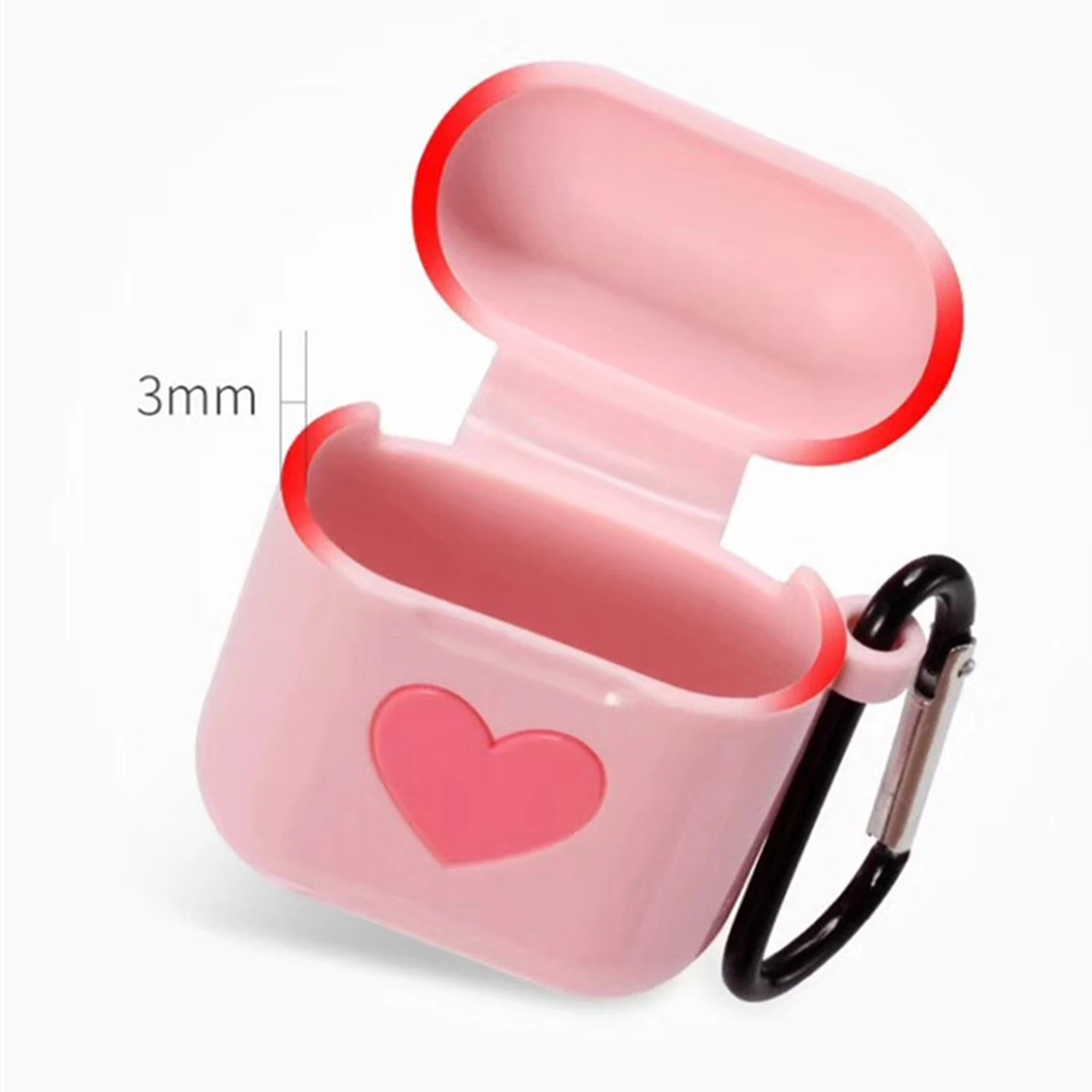 Силиконовый защитный чехол Besegad из ТПУ для Apple AirPods Air Pods беспроводные Bluetooth