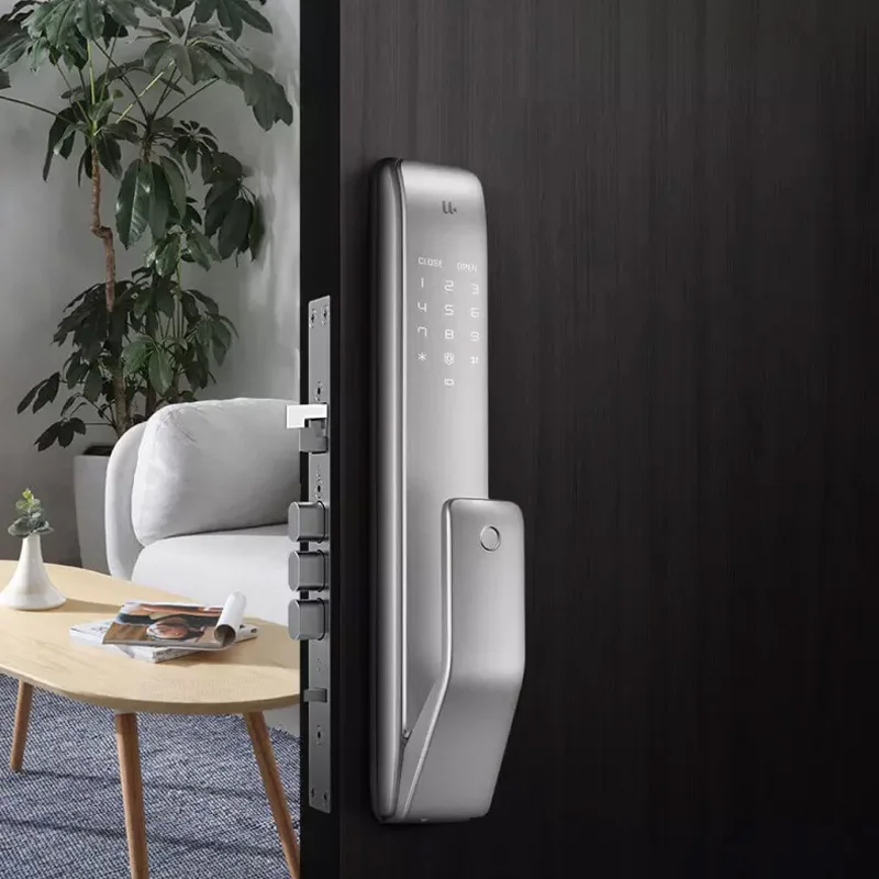 Xiaomi Mijia Uodi двухтактный умный дверной замок отпечаток пальца Passpord Bluetooth разблокировка приложение wifi управление Интеллектуальная связь