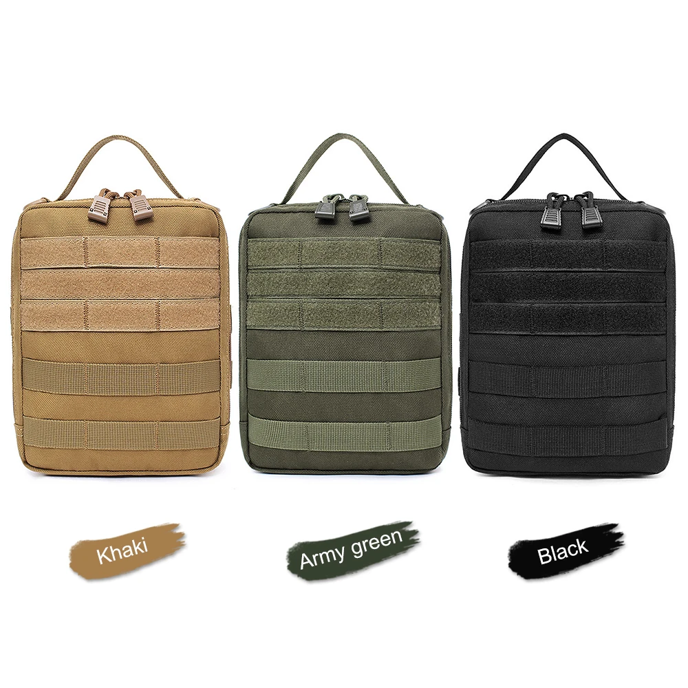 Lixada Тактический нейлоновый Molle Чехол EDC для охоты, выживания, первый чехол, набор для кемпинга, выживания, сумка для хранения, Molle поясная сумка, упаковка