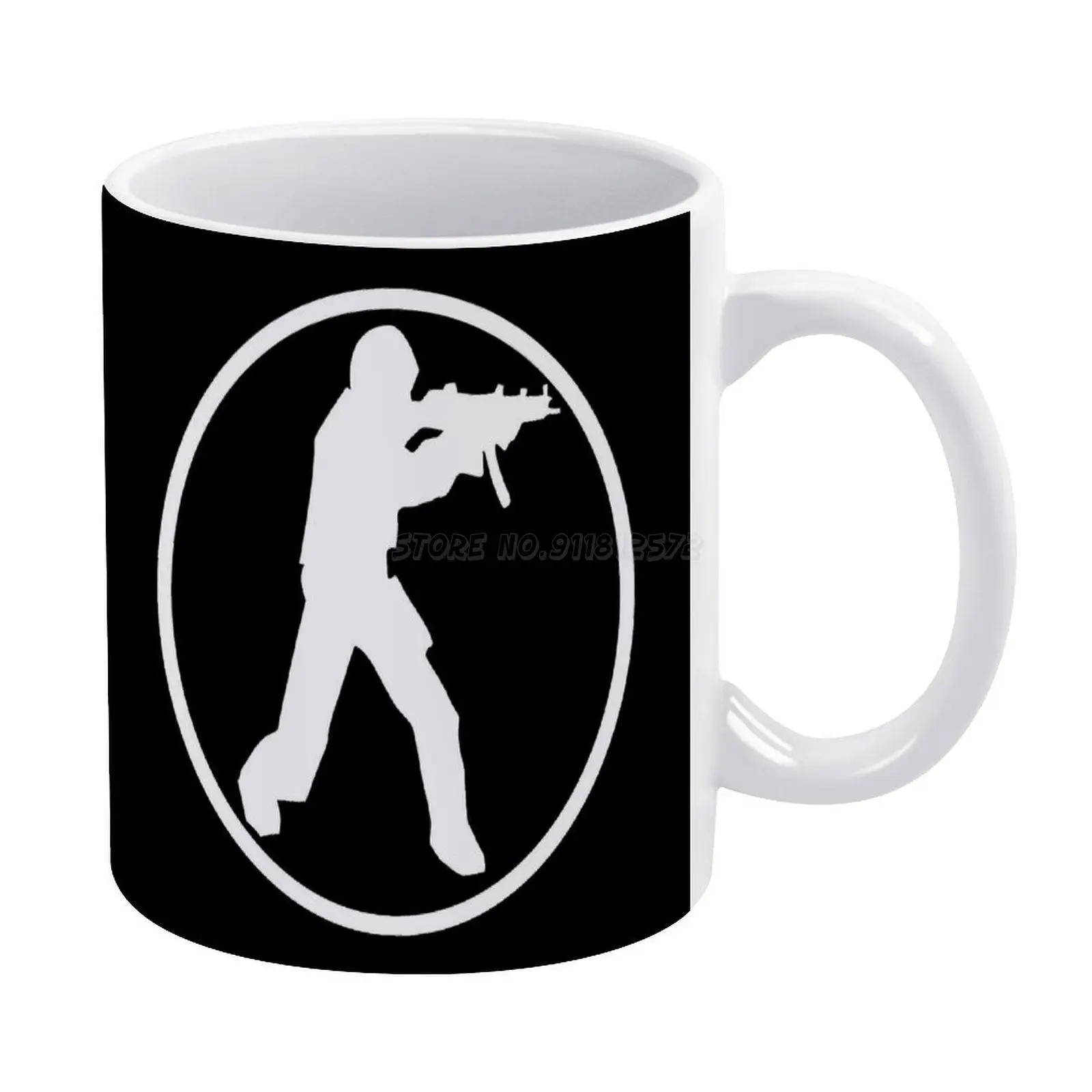 CSGO белая кружка кофейная послеобеденный чай рождественские Чашки Керамическая