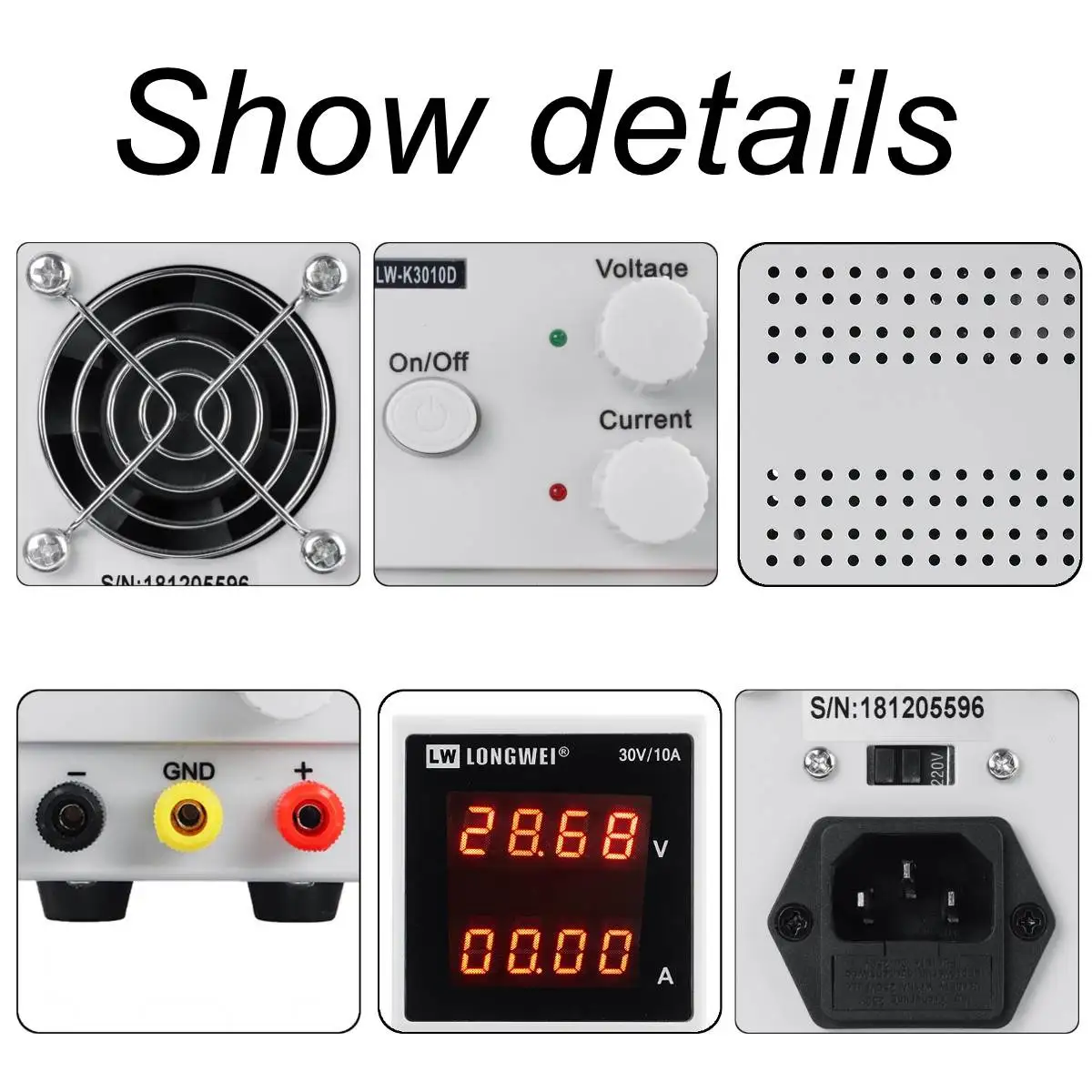30V 10A 110 V/220 V DC Питание регулируемый 4 цифры Дисплей мини лаборатория Питание Напряжение регулятор K3010D
