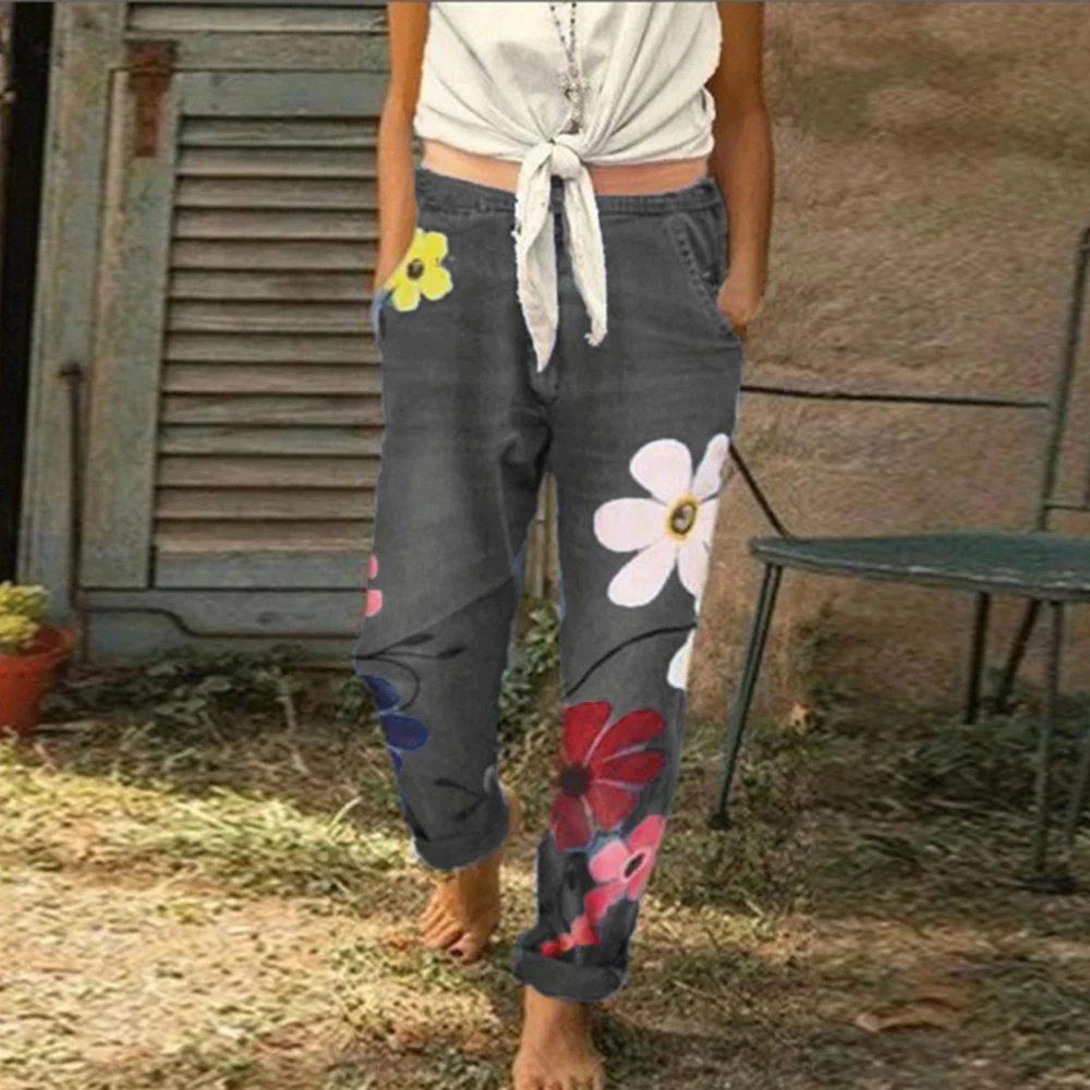 

2020 Fashion Jeans Woman Deep Blue Denim Pants Med Waist Women's Jeans Skinny Slim Pant Denim Jeans Retro Bell Bottom