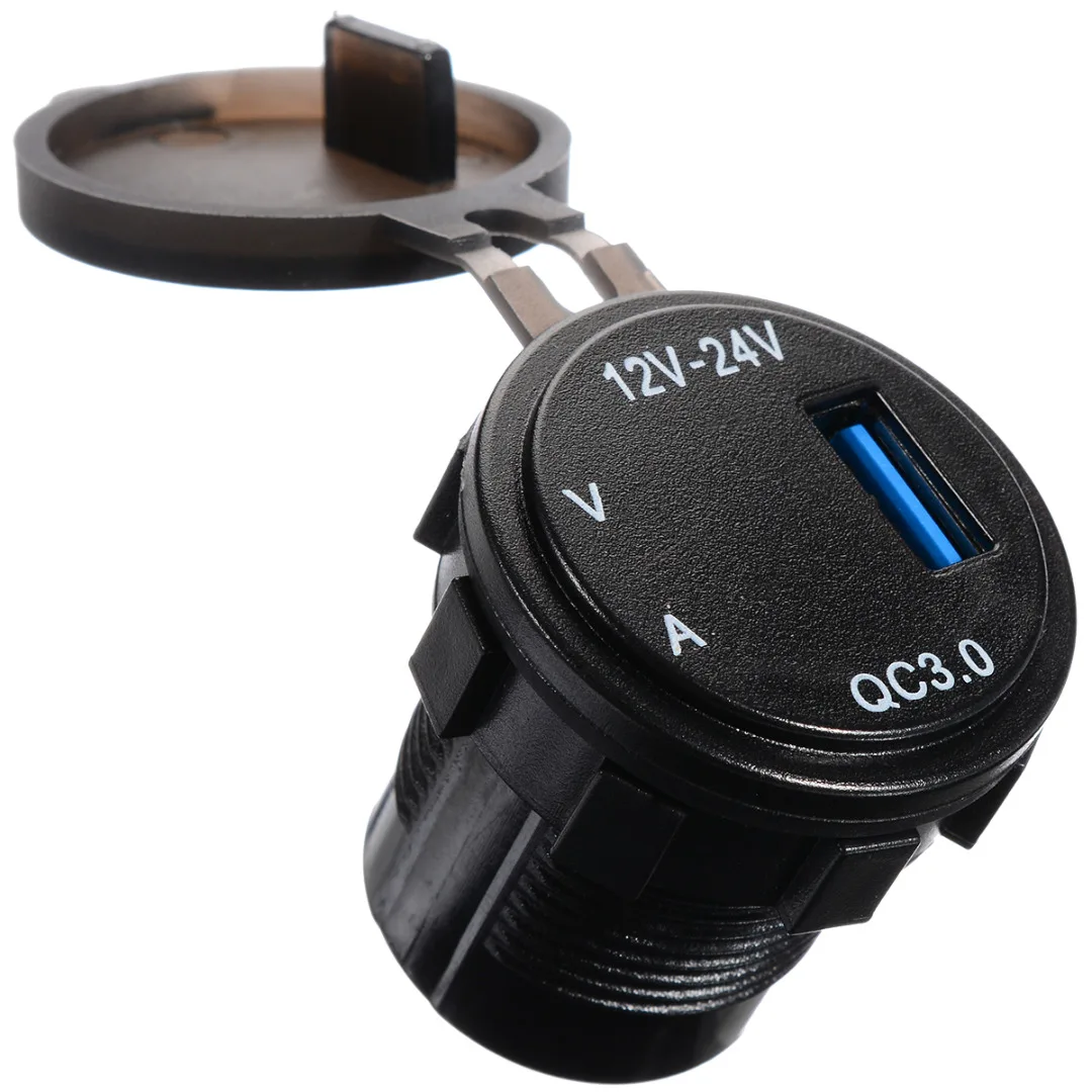 QC 3,0 USB Автомобильное зарядное устройство переходник под розетку Вольтметр Амперметр для мобильного телефона автомобильное USB зарядное устройство вольтметр для розетки зарядное устройство для samsung