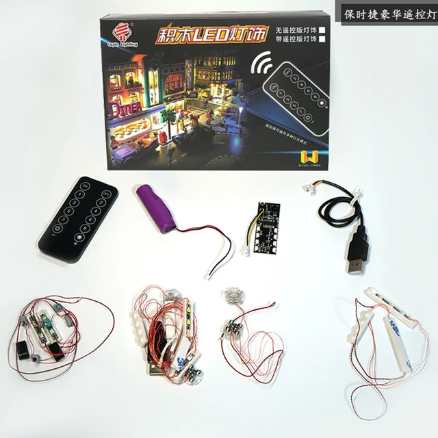 Remote Control Led Light Kit For 42096 Technical Car 20097 Building Blocks (NOT Include The Model) 5