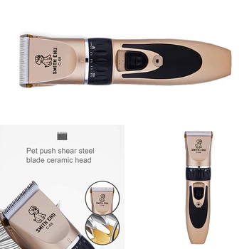 

2020 New Electric Pet Dog Clipper Dog Grooming Hair Cutter Kit Pet Cat USB Low-noise Shaver Dog Shaver