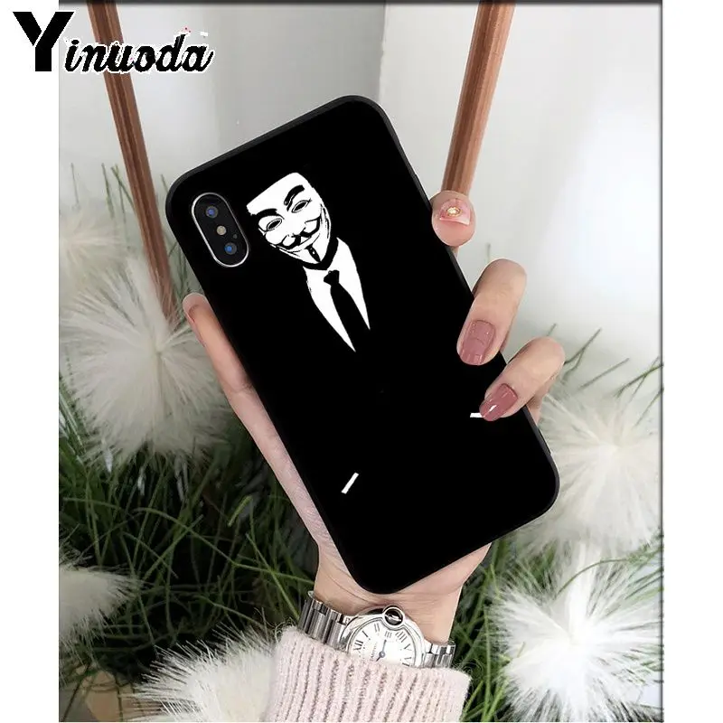 Yinuoda мужской костюм рубашка галстук ТПУ Мягкий силиконовый чехол для телефона Apple iPhone 8 7 6 6S Plus X XS MAX 5 5S SE XR мобильные чехлы - Цвет: A15