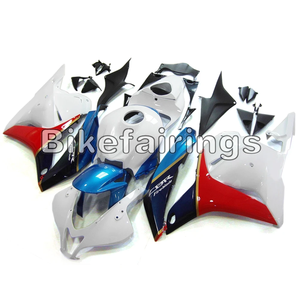 Sportbike Обтекатели для Honda CBR600RR F5 2009 2010 2011 2012 синий и красный цвета белый полный