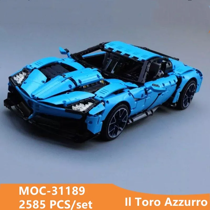Строительные блоки MOC Il Toro Azzurro новый технический Набор для сборки игрушек сделай