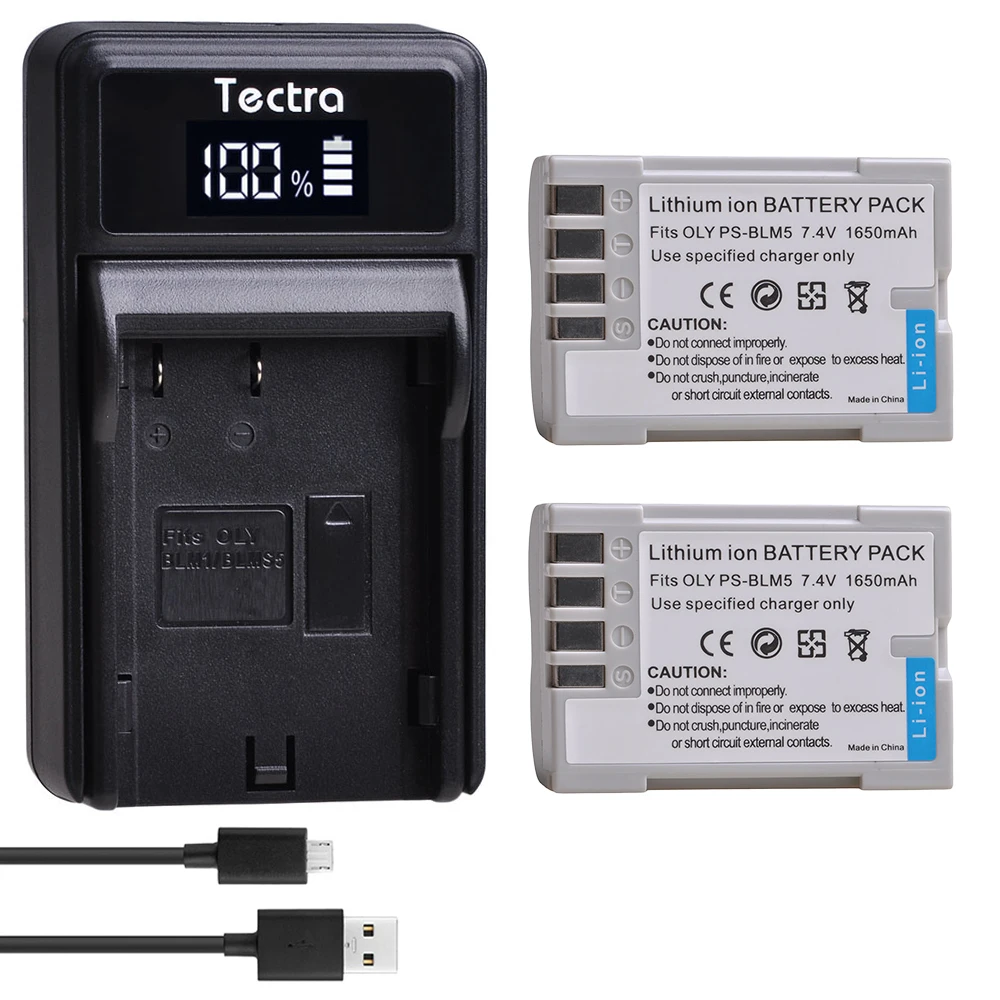 4 шт. PS-BLM5 PSBLM5 Батарея+ светодиодный USB зарядка для Olympus C-8080 C-7070 C-5060 E1 E500 E330 E3 E520 E510 E300 Камера